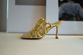 Bottega Veneta Golden Sandals