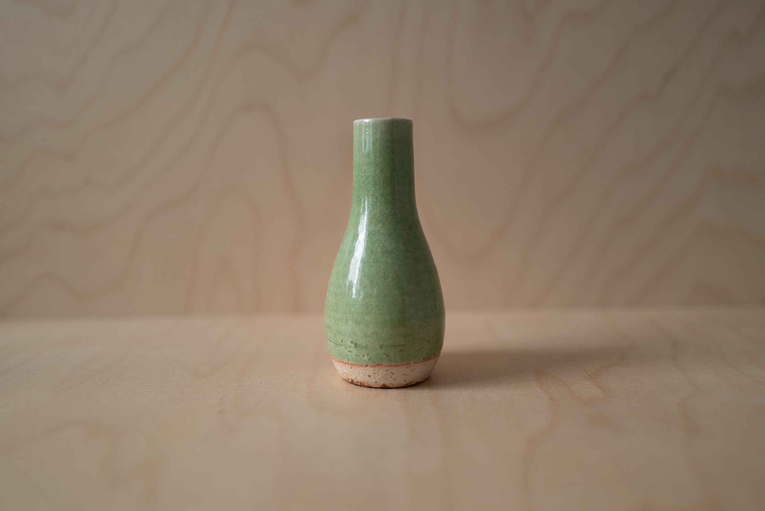 Green Ceramic Tiny Vase