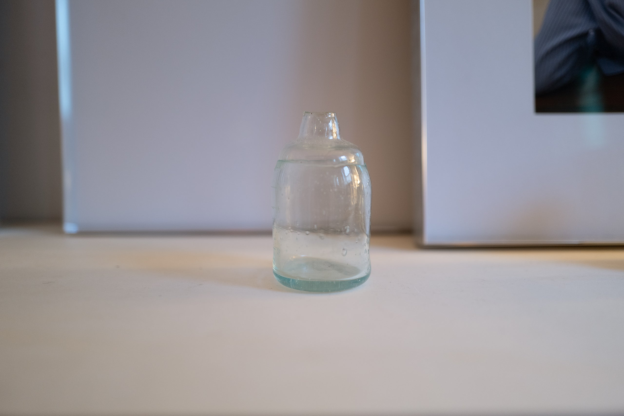 Japanese Transparent Glass Vase