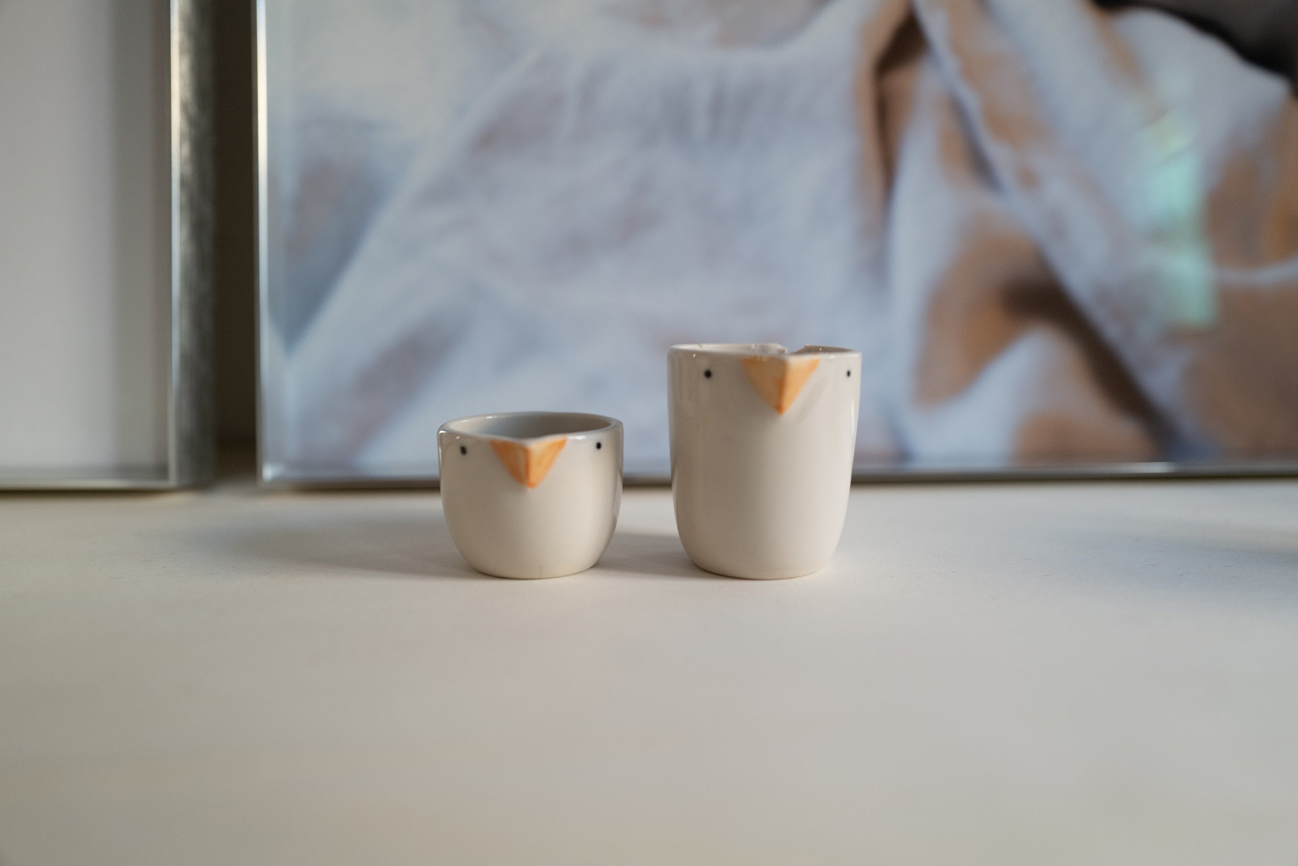 Japanese Birds Tiny Cups