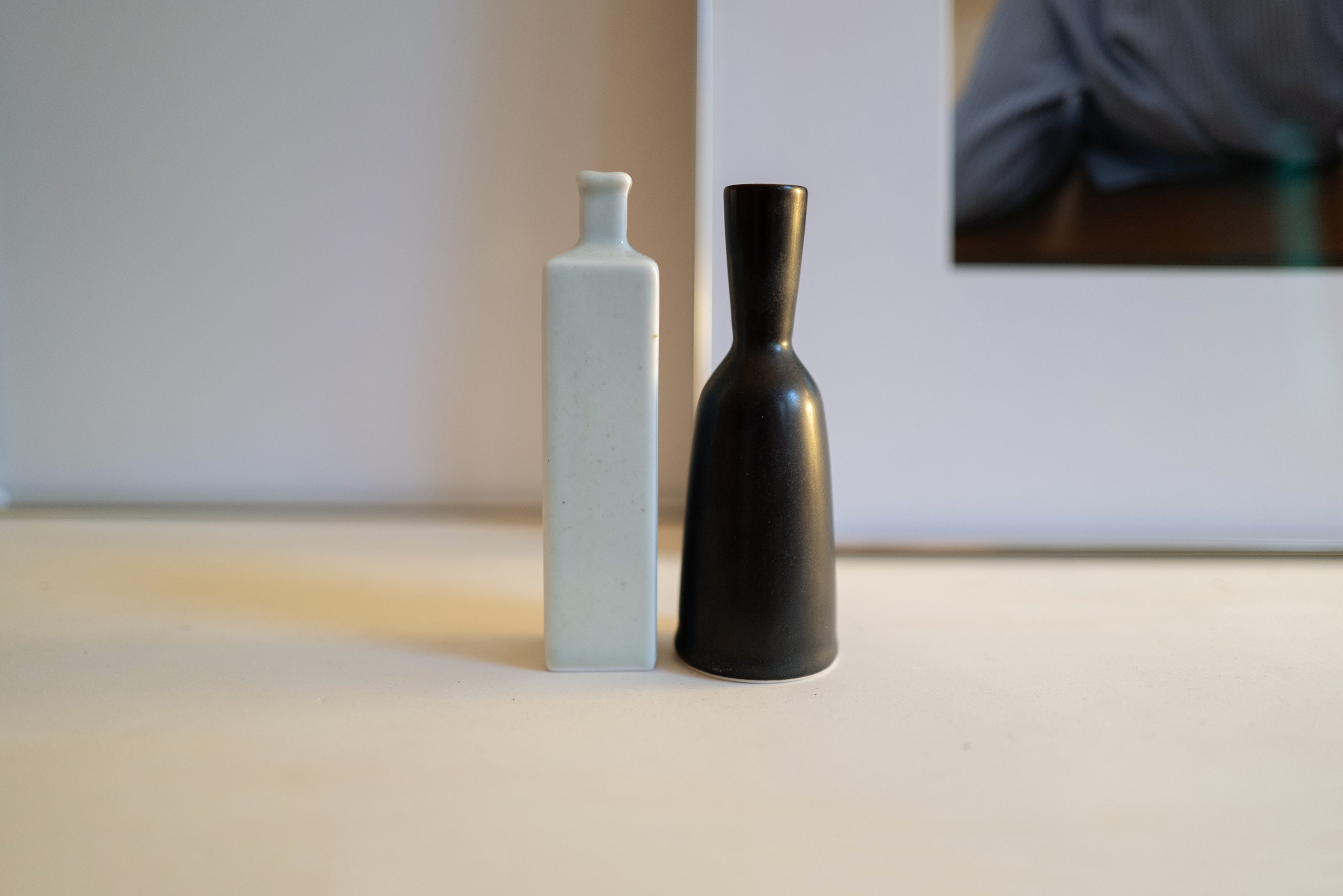Black & White Ceramic Couple
